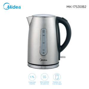 Jarra eléctrica Midea 1,7L Inox MK-17S30B2