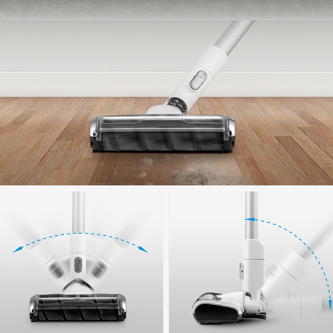 Aspiradora Stick inalámbrica Multiciclónica 2 en 1 Midea 18P Blanca - Imagen 5