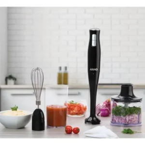 Mixer 3 En 1 De Acero Inoxidable Con 400w Y Vaso Medidor ARNO