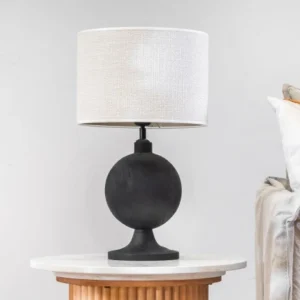 Lámpara De Mesa Tomasso Negra