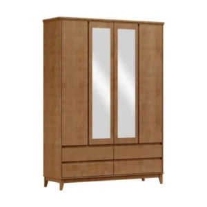 Ropero Prata 4 Puertas + 4 Cajones Natural