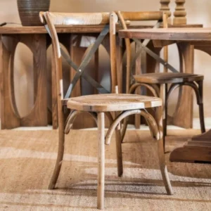 Silla De Comedor Derwent Respaldo Metal